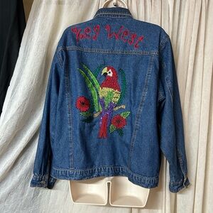 Key West Embroidered Denim Jacket